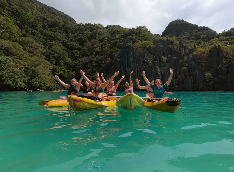 Group Kayaking in El Nido